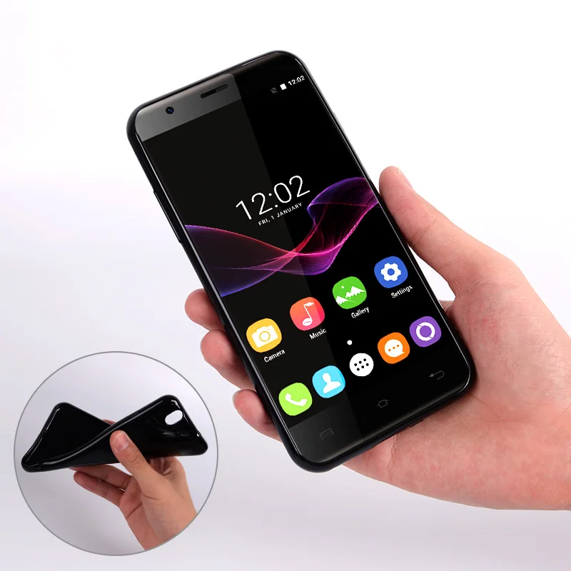 Чехол Oukitel U7 Max противоударный Мягкий ТПУ силиконовый чехол для
