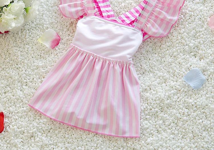 Новинка 2017 года раздельный детский купальник для девочек купальный костюм