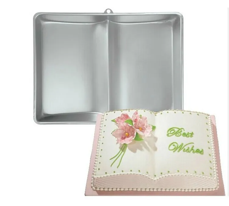 3D Открытая книга сковорода для торта на день рождения металлическая Форма