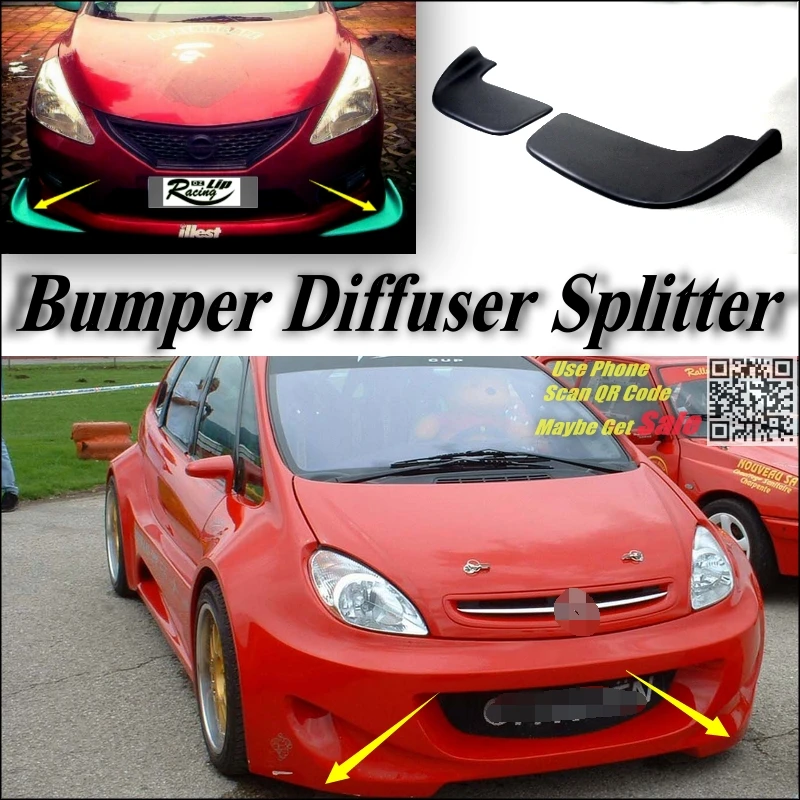 Автомобильный Разветвитель диффузор оперение бампера губ для Citroen Xsara/Picasso тюнинг тела комплект/дефлектор автомобильный плавник лоскут подбородок для уменьшения