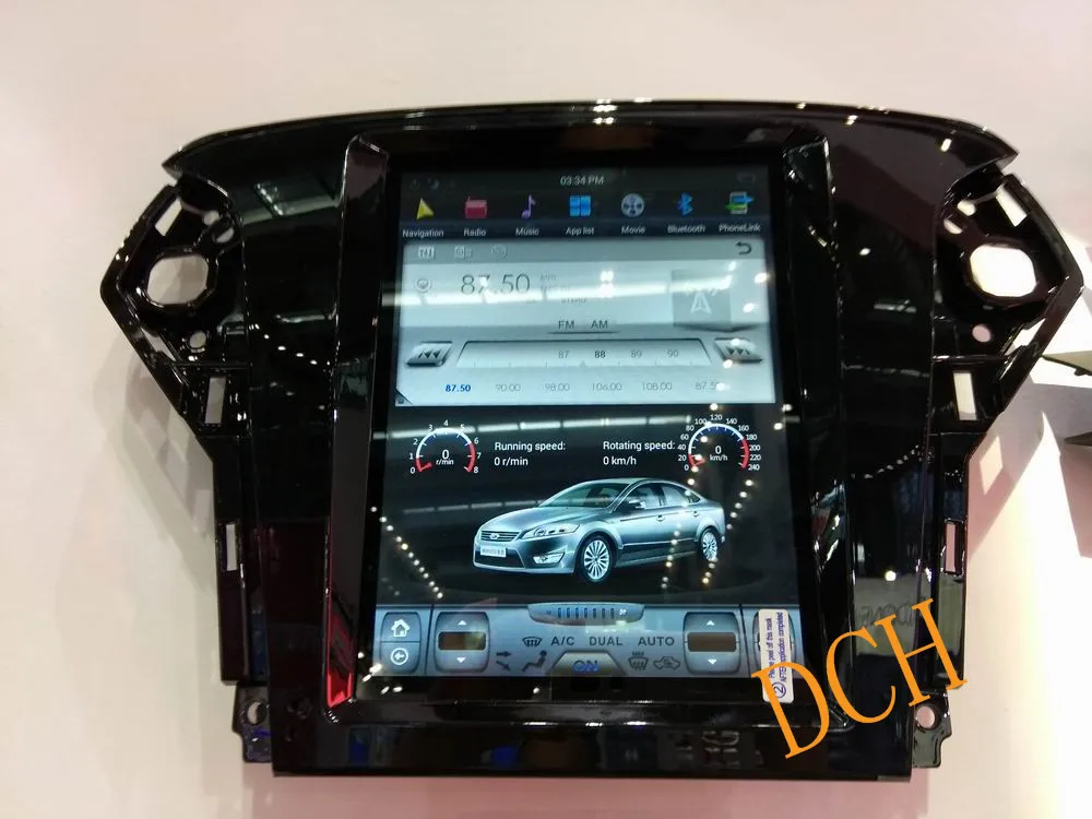 10,4 ''Tesla стиль Android 8,1 автомобильный DVD gps плеер для Ford Mondeo fusion 2007 2008 2009 2010 2011 2012 2013 PX6 CARPLAY
