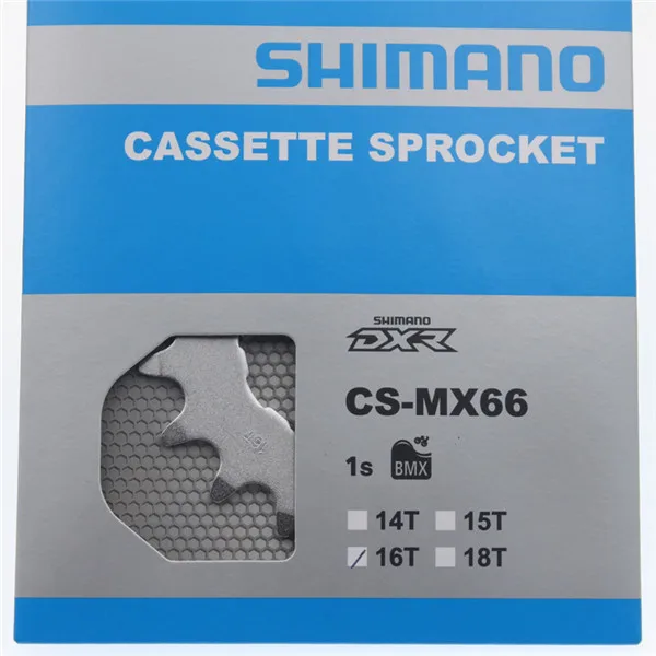 16T Shimano DXR CS-MX66 односкоростная Звездочка BMX 14T 15T 16T 18T Кассетная звездочка - Цвет: 16T