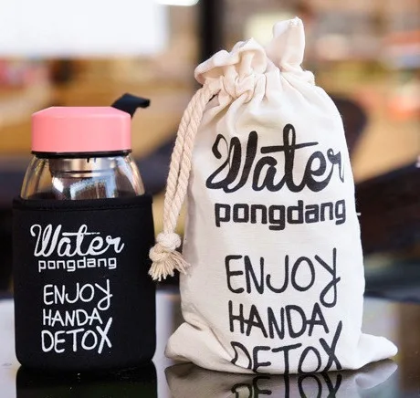 Стеклянный фильтр большого калибра чашка для фруктов портативный чайник воды