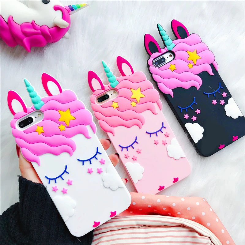 5 S Чехол чехол для iPhone 5S милый силиконовый 3D мультфильм мягкий Кот телефонные