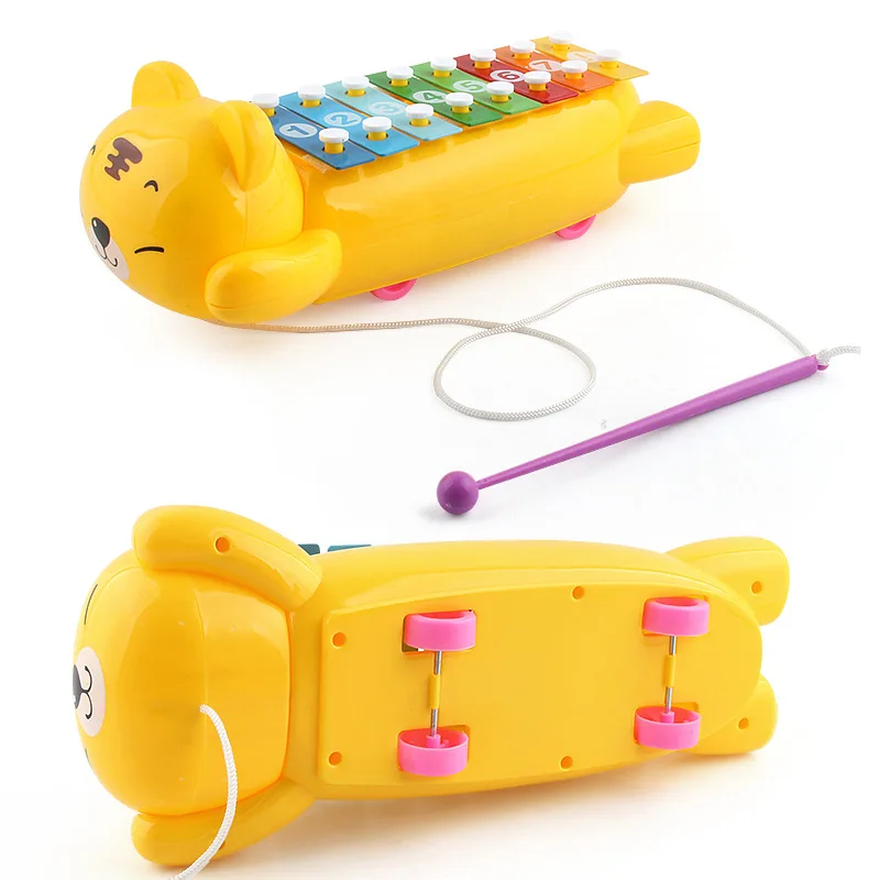 Детский ранний музыкальный инструмент пианино интересующие животные