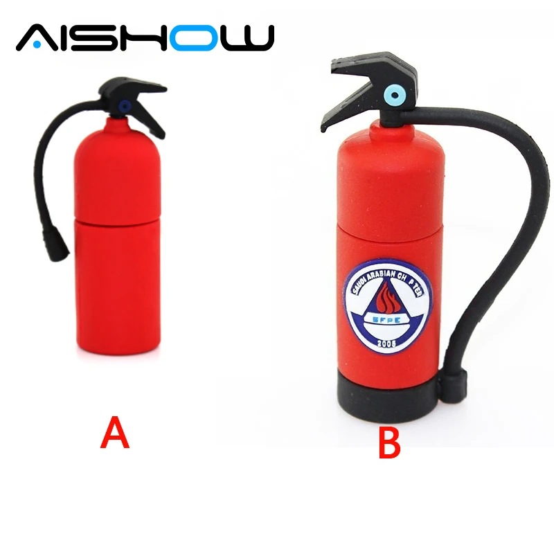 Новый классный мультяшный флэш накопитель для огнетушителя пожарной службы USB