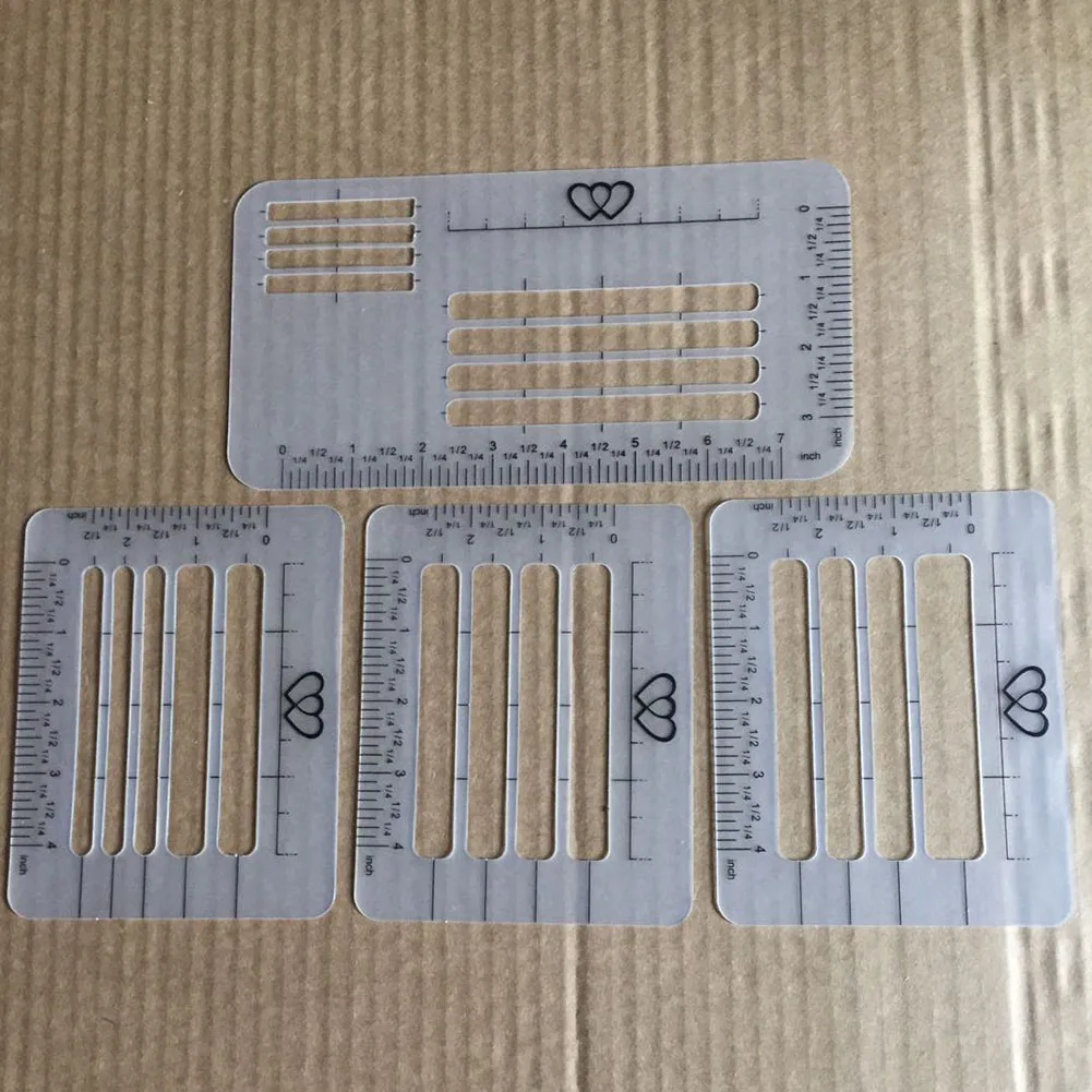 4 шт. Письмо Конверт шаблоны линейки приглашение тетрадь трафарет набор