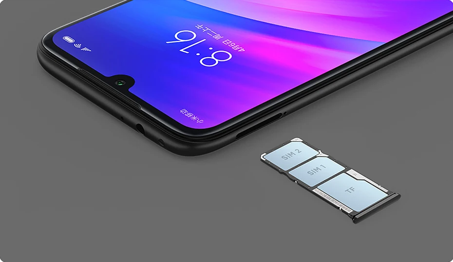 Глобальная версия, Xiaomi Redmi 7, 3 ГБ+ 32 ГБ, Восьмиядерный процессор Snapdragon 632, 4000 мАч, 6,26 дюйма, 19:9, полноэкранный, 12МП+ 2МП, мобильный телефон