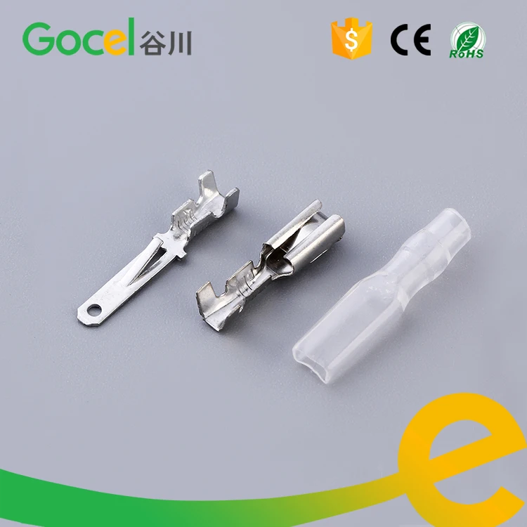 100 комплектов электрических штекерных гнездовых разъемов оловянные Проводные