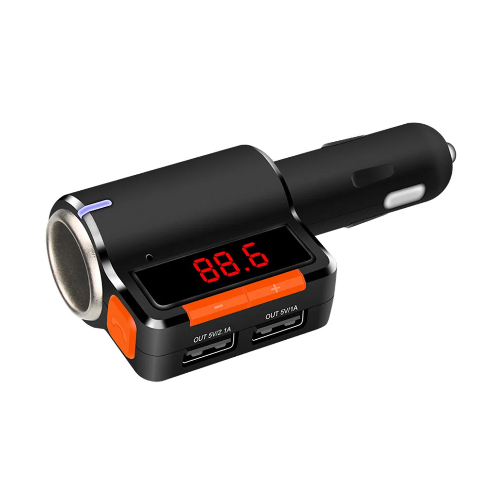 Автомобильный Bluetooth fm передатчик с громкой связью двойной USB Автомобильное