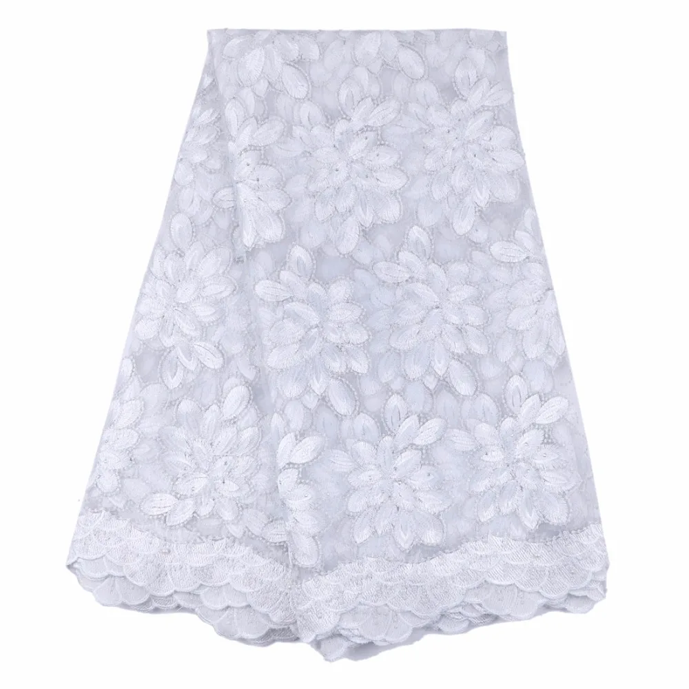 (5 Ярдов/шт) 2017 Новое Прибытие Африки Органза Кружева Бесплатная Доставка