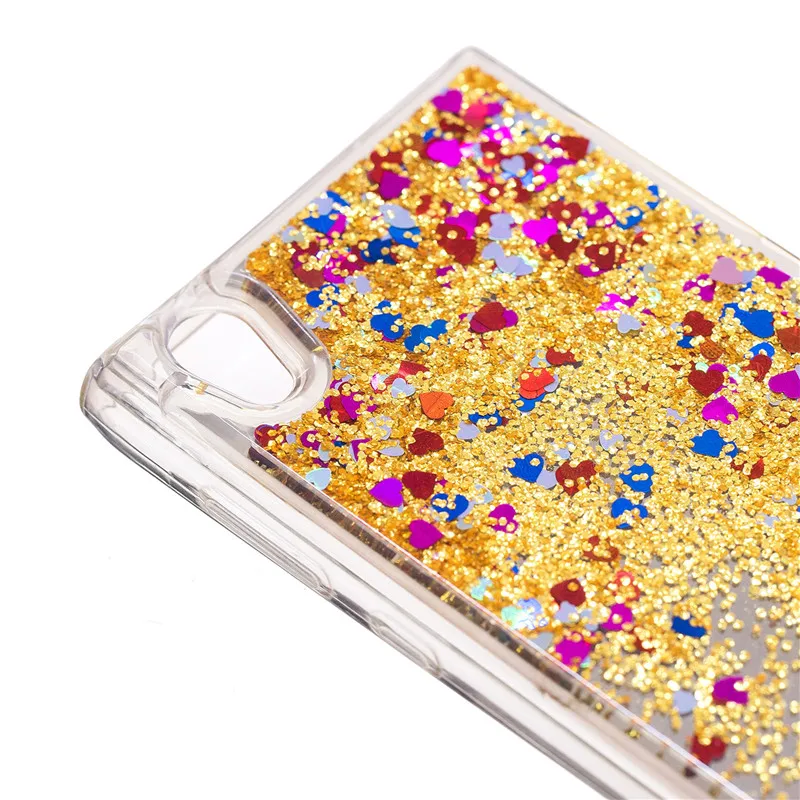 Для sony Xperia L1 дело Блеск Динамические Liquid мягкие ТПУ зеркало Чехлы для Coque G3311 G3312