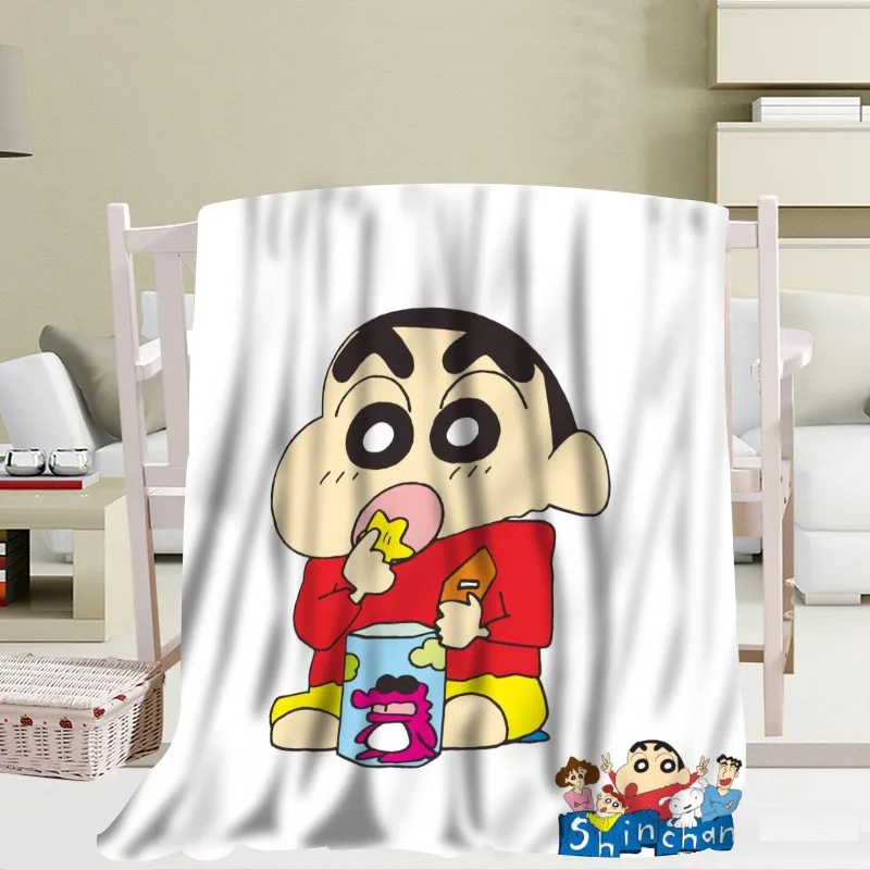 P+ Crayon Shin-Chan одеяло мягкое DIY одеяло для дивана, кровати для детей и взрослых теплое пользовательское одеяло размер 56x80Inch50X60Inch40X50Inch