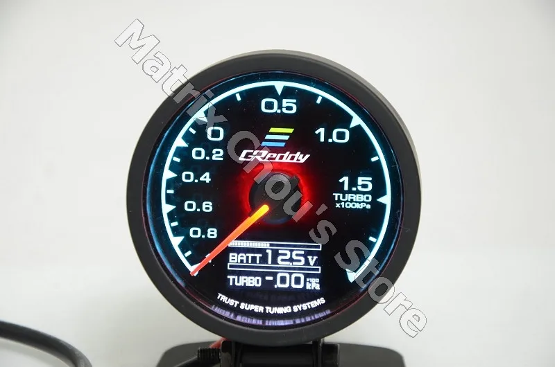 62 мм 7 цветов в 1 гоночный манометр GReddi Multi D/A ЖК цифровой дисплей Turbo Boost