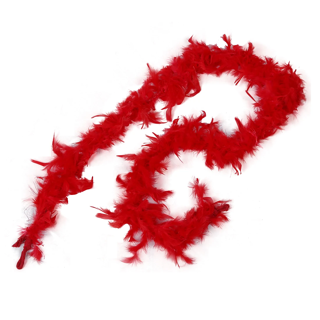 2m Feather Boas Fluffy Craft Costume Dressup Wedding Party Home Decor (Red) | Дом и сад