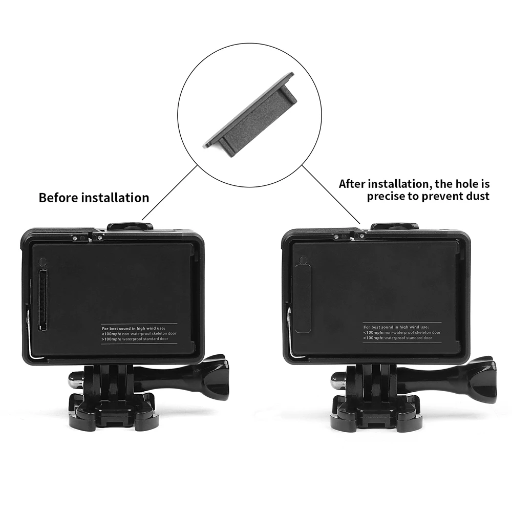 Стандартный чехол с рамкой для Gopro Hero 4 3 + черный серебристый защитный экшн-камеры
