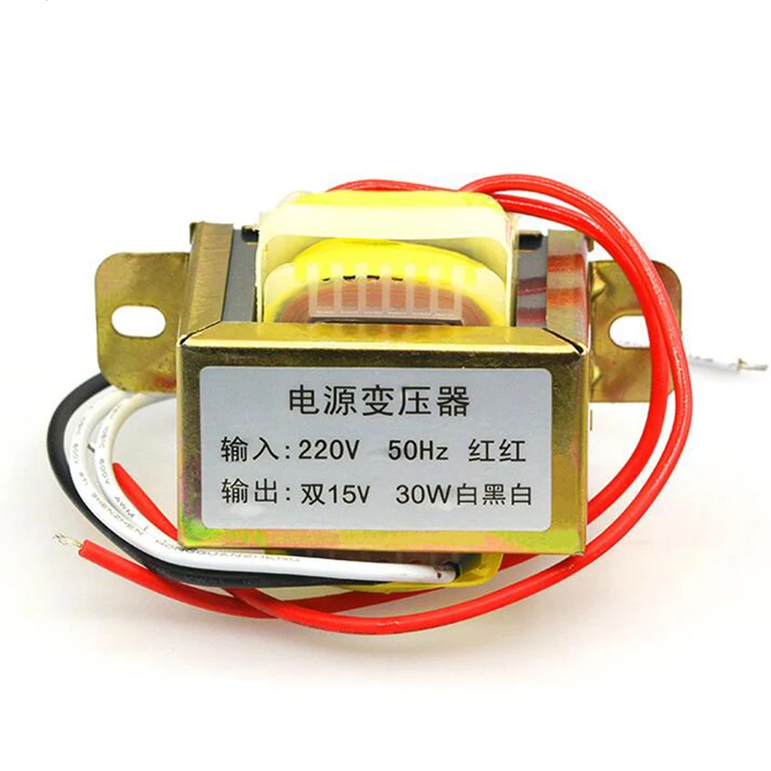 

30W*12V power transformer input 220V 50Hz/ dual output 15V