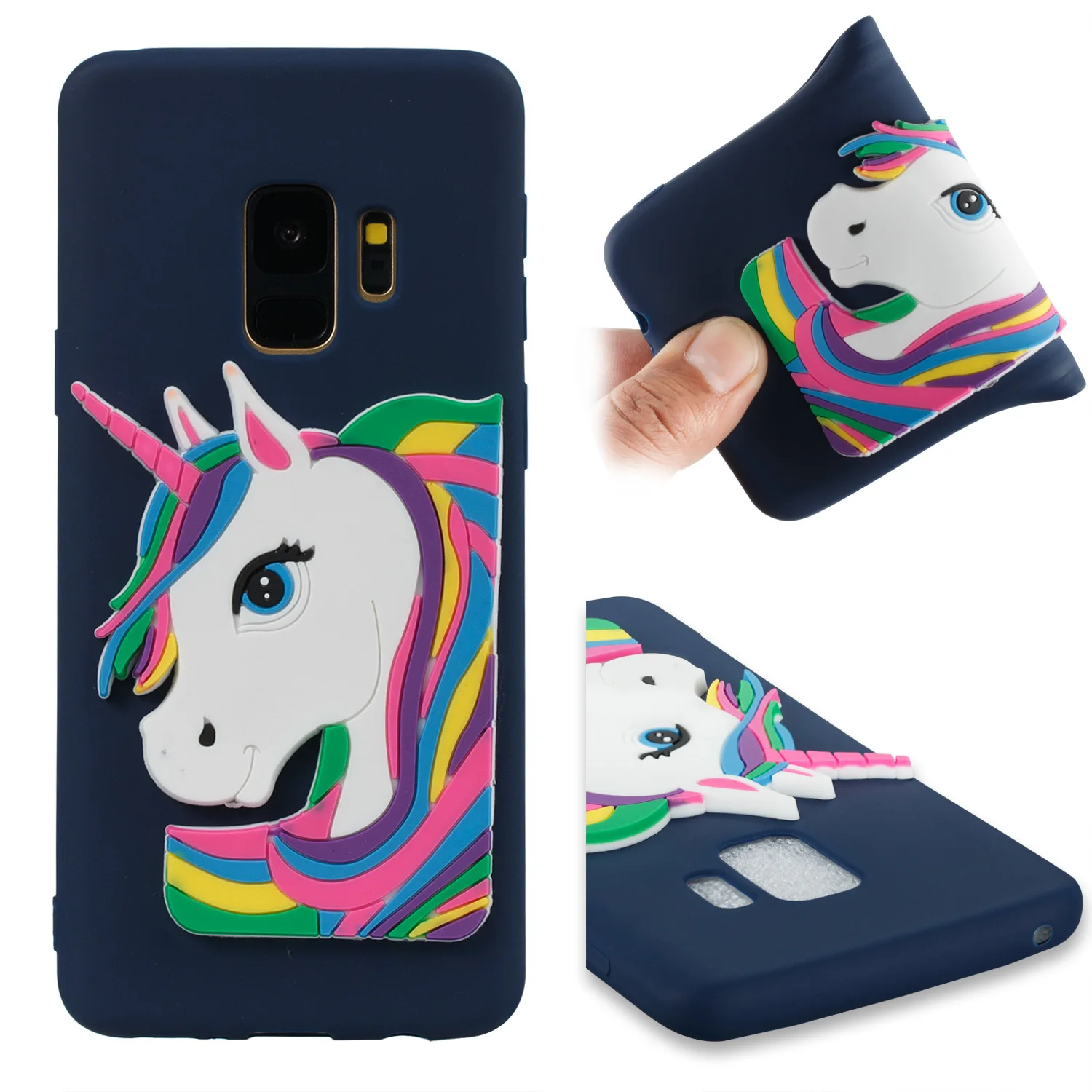 Чехол для Samsung Galaxy S9 милый силиконовый чехол с 3D рисунком Мягкий защитный из ТПУ