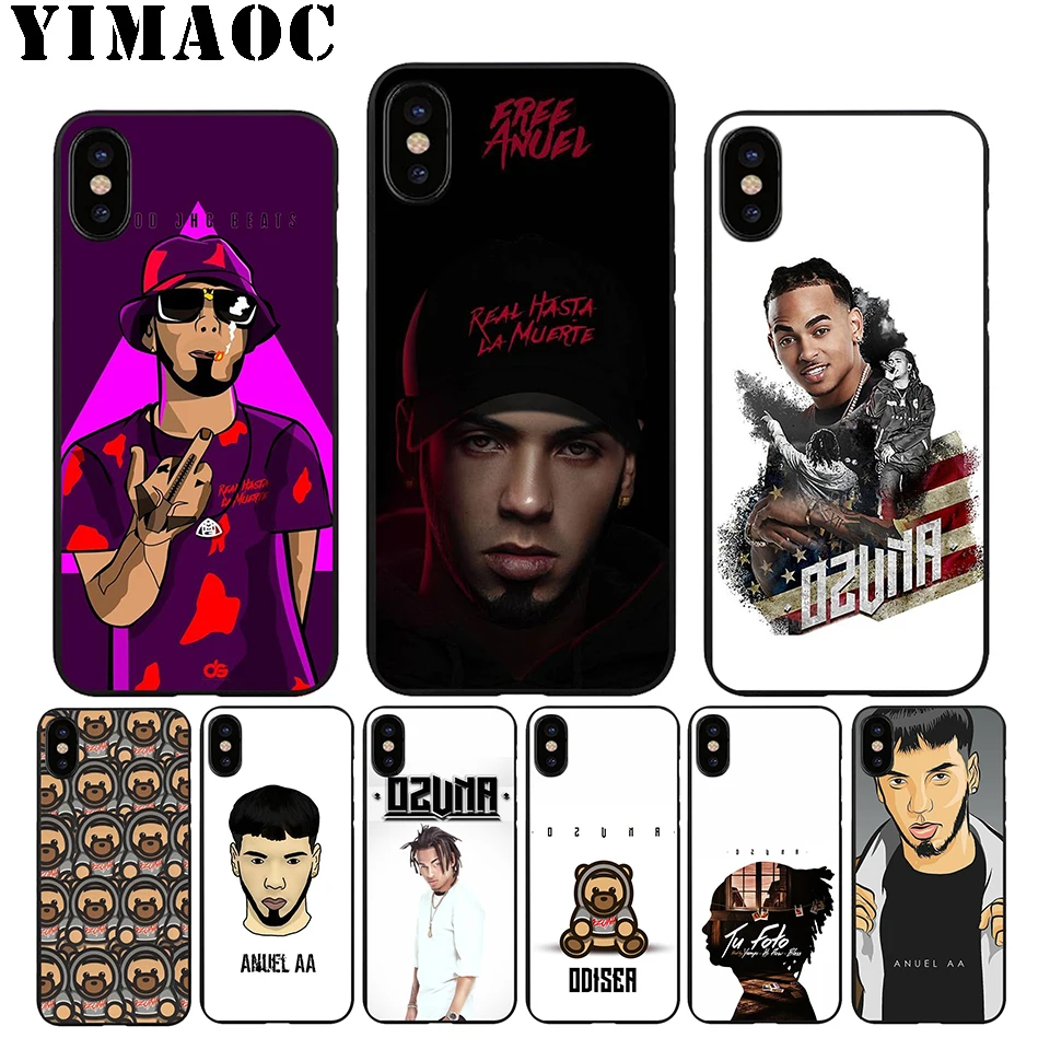 YIMAOC A7 Anuel aa Ozuna Мягкий силиконовый чехол для iPhone 11 Pro Xr Xs Max X или 10 8 7 6 6S Plus 5 5S SE |