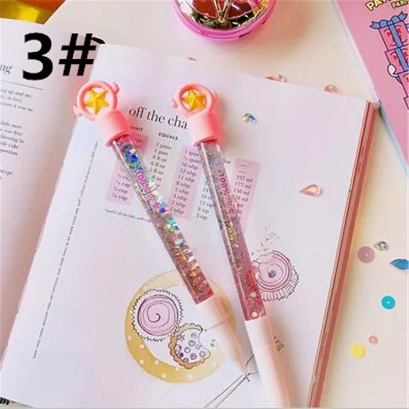 Аниме карта Captor Cardcaptor Sakura Star цветная ручка с зыбучим песком Шариковая школьные