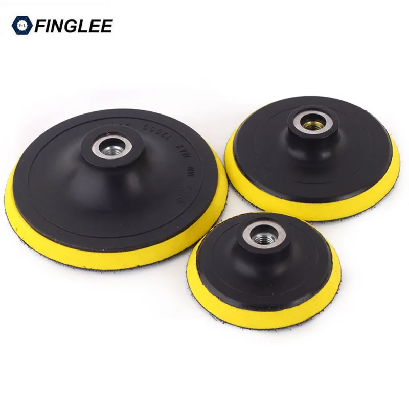 

FINGLEE 2pcs M14 3inch/4inch/5inch Plastic Backer Angle Grinder Disc Joint Plastic Connector Joint Diamond Polishing Pads