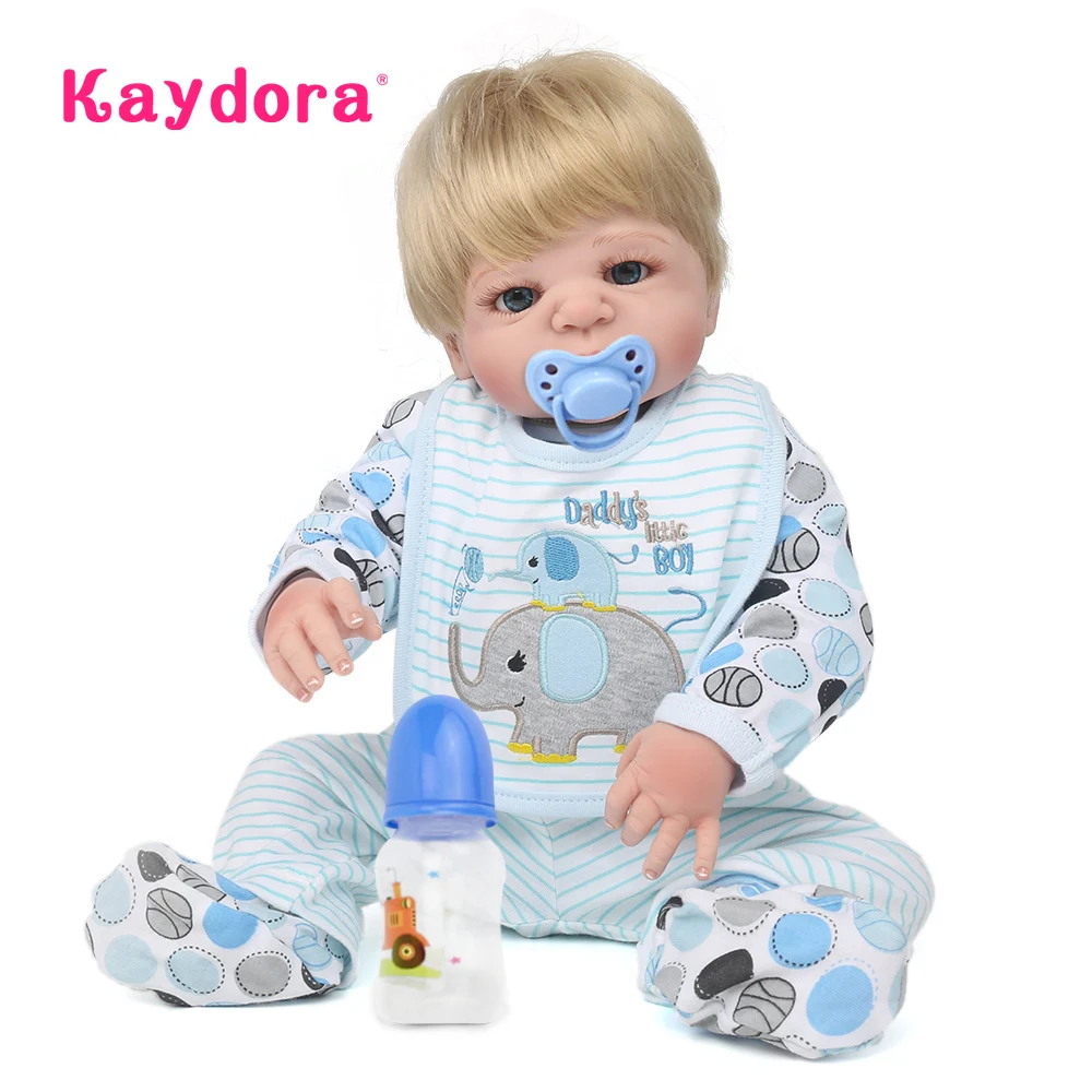 Реалистичная кукла KAYDORA Reborn 55 см ручная работа силиконовая inteiro reborn menino для