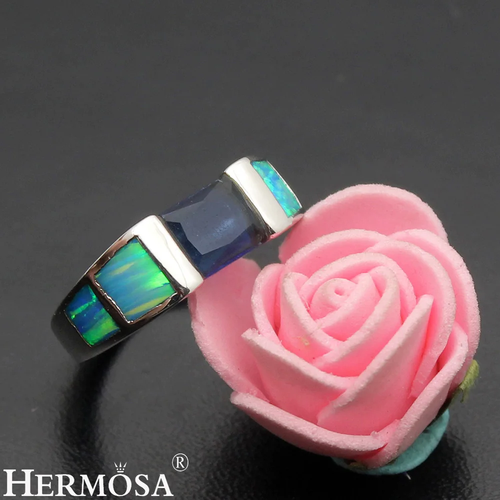 Hermosa изящное ювелирное изделие из драгоценного камня мистический огненный
