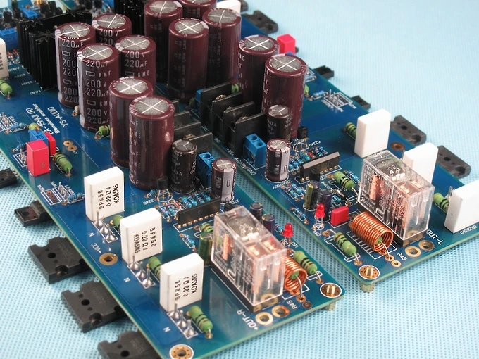 150 Вт * 2 KSA100 0 каналов AB C5200/aeas UPC1237 защита для динамиков DIY плата усилителя