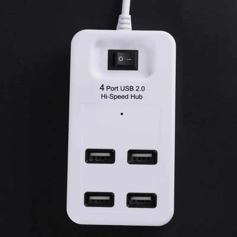 Внешний usb хаб DC 5V USB2.0 120 см Длина высокоскоростной 4 портовый Блок питания