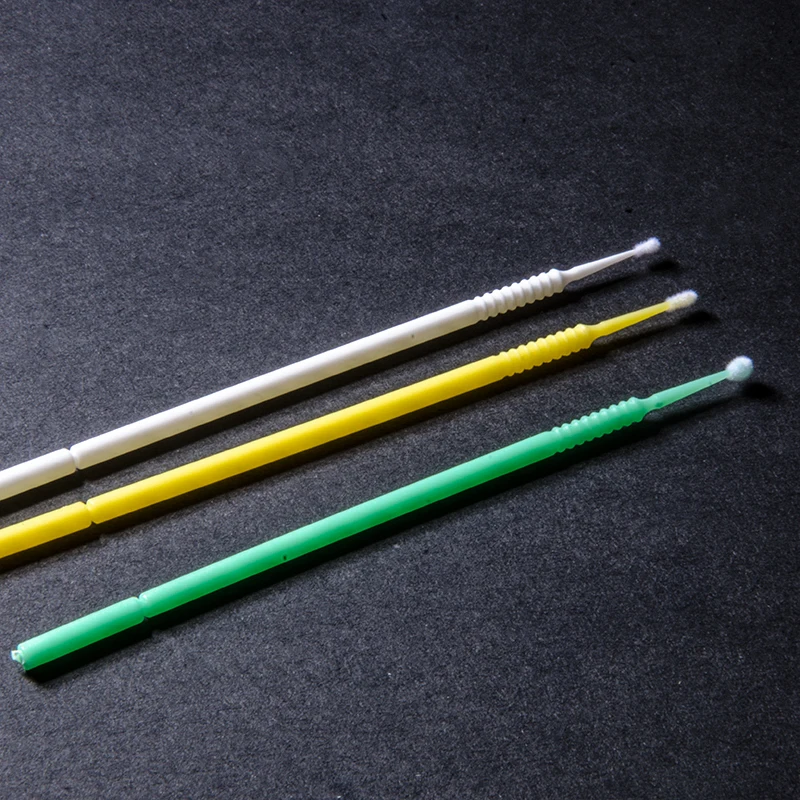 100 шт./кор. 1.0/2.0/3.0 мм Одноразовые Micro Swab stick Кисточки Аппликаторы наращивания