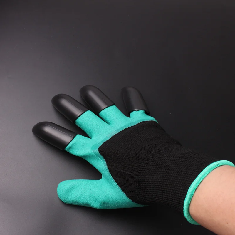 Перчатки для работы в саду резиновые рабочие перчатки из полиэстера строителей и