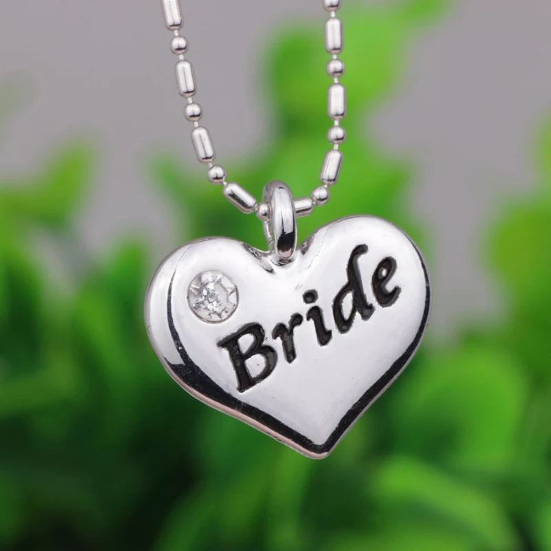 Модное простое украшение N234 ожерелье с надписью невесты дружбы | Украшения и