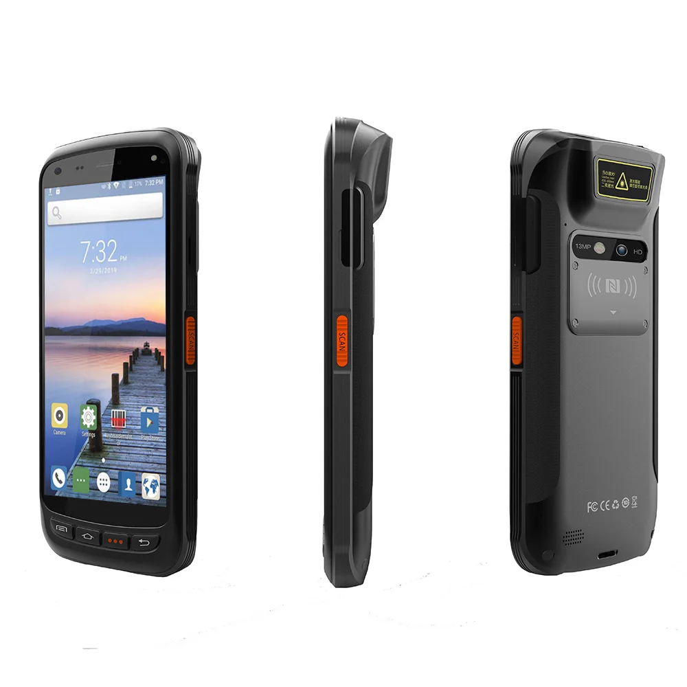 Сканер штрих-кода 5 2 дюйма 4G Android 8 1 | Компьютеры и офис