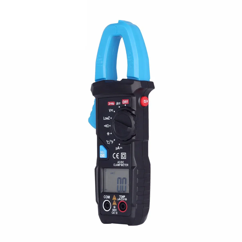 Официальный ACM22A 600A AC/DC mper Токоизмерительные клещи напряжение конденсатор