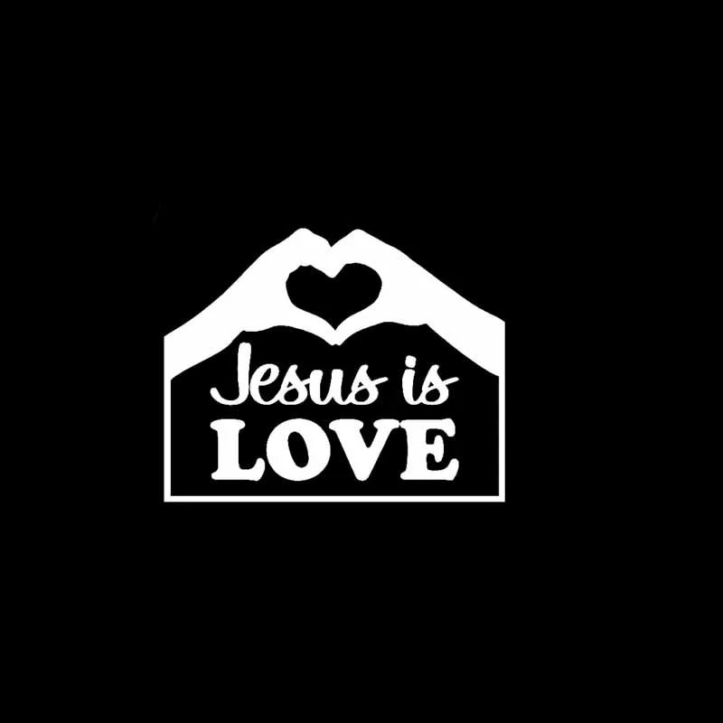 QYPF 12 7 см * 10 1 Виниловая наклейка на мотоцикл с надписью Love God Is черная серебряная |