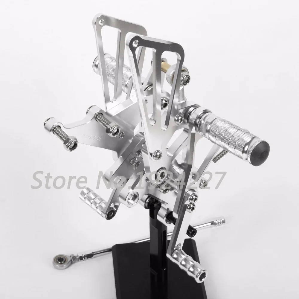 8 видов цветов CNC Rearsets для Triumph Daytona 675 2006-2014 задний комплект мотоциклетные