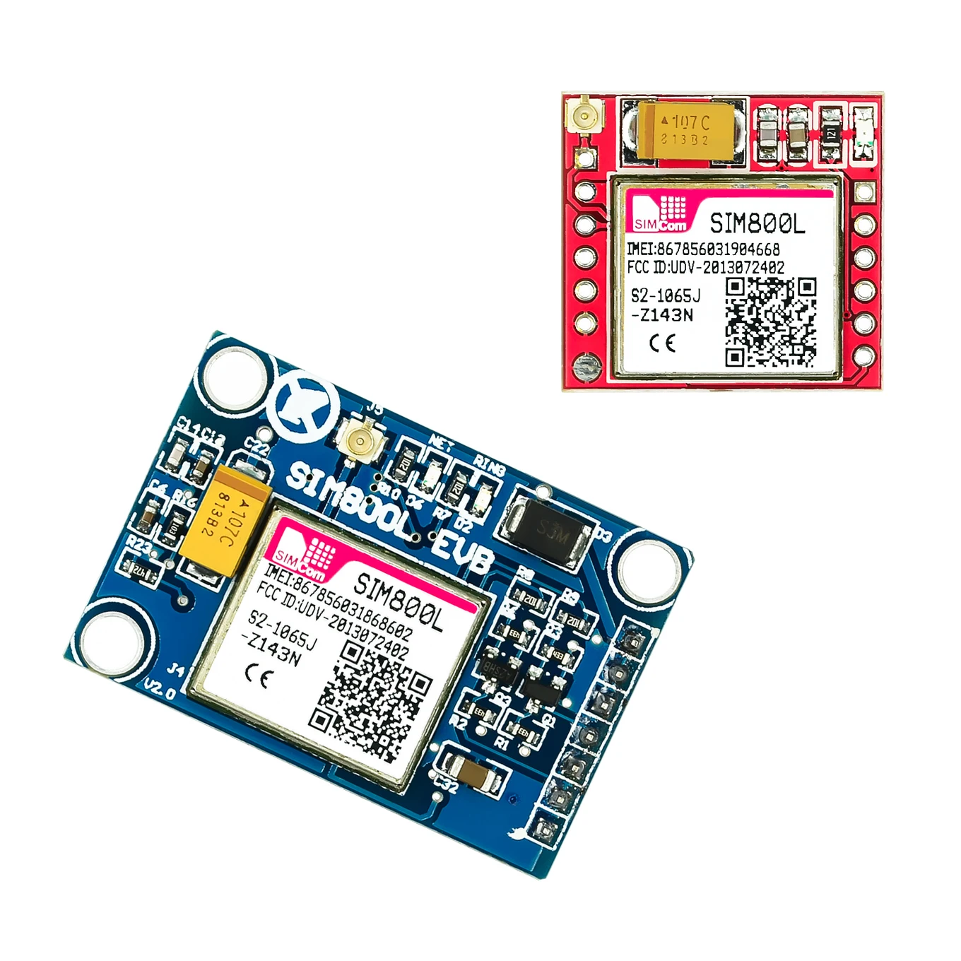 Наименьший SIM800L GPRS GSM модуль Micro Sim карта основная плата четырехдиапазонный TTL