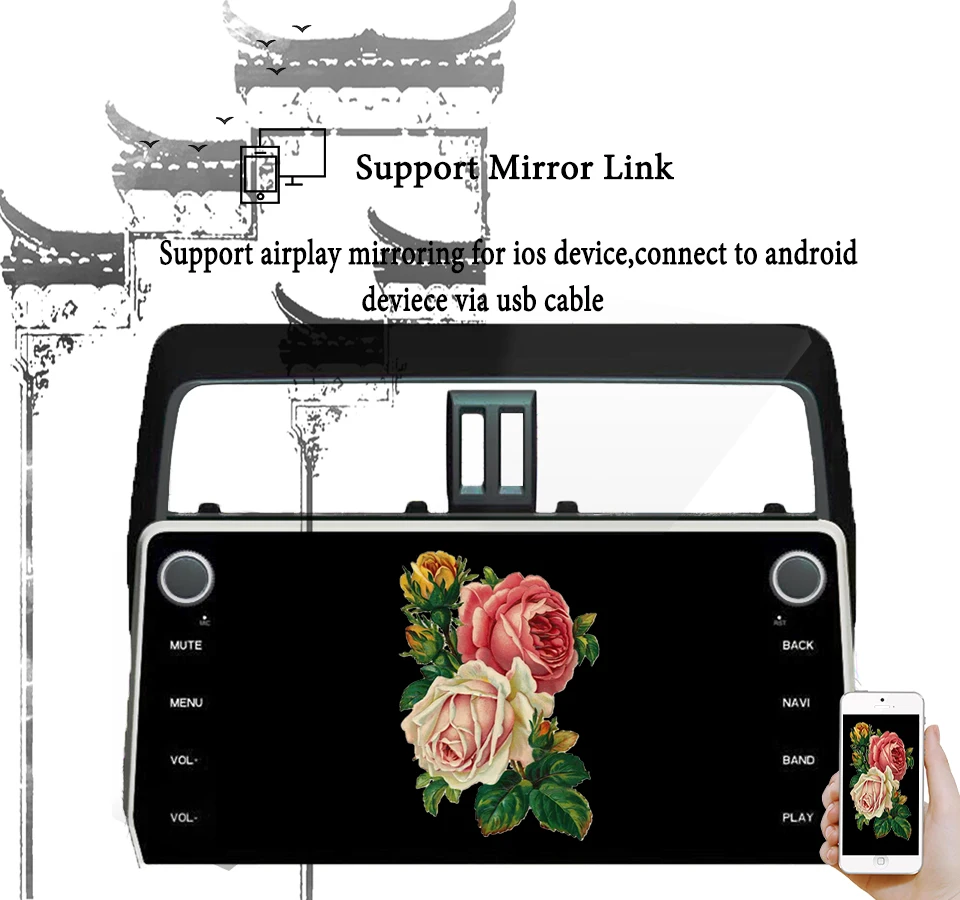 Восьмиядерный Android 10 0 Авторадио автомобильный dvd cd плеер gps ГЛОНАСС монитор