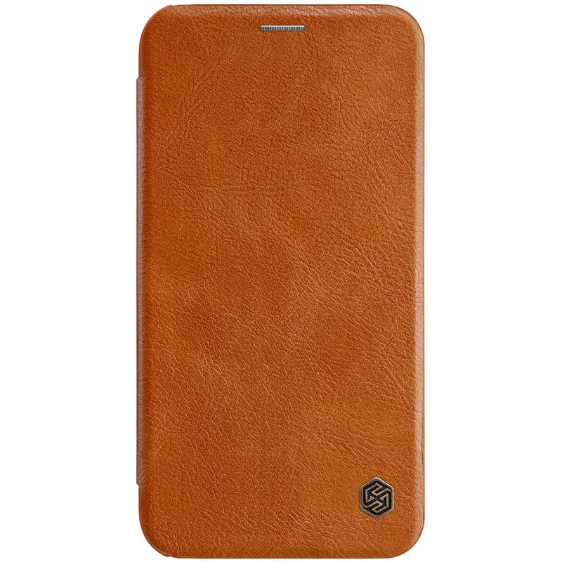 Brown Nilkin для iPhone XR чехол s Nillkin Роскошный Ретро мягкий PU Флип кожаный смарт-чехол на заднюю панель телефона чехол для Apple iPhone XR Capa - Цвет: Brown