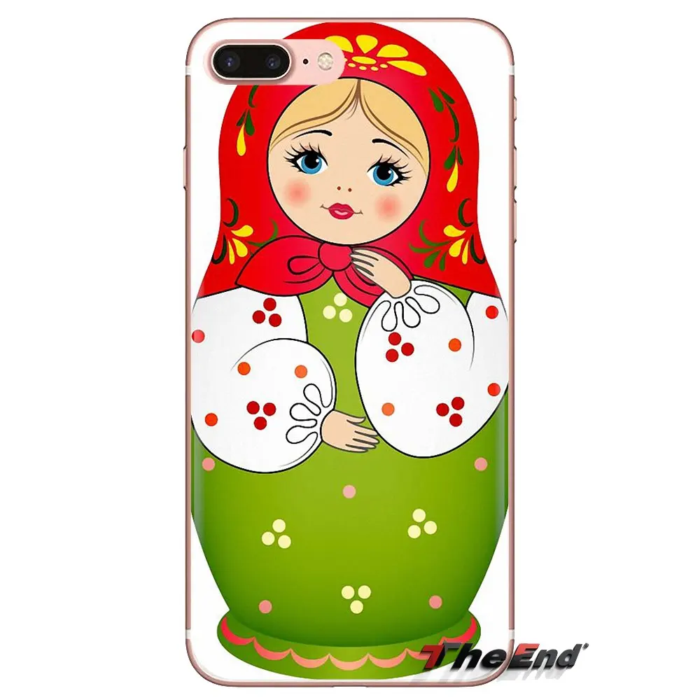 Прозрачные мягкие чехлы Русская Матрешка кукла для Samsung Galaxy J1 J2 J3 J4 J5 J6 J7 J8 Plus 2018 Prime