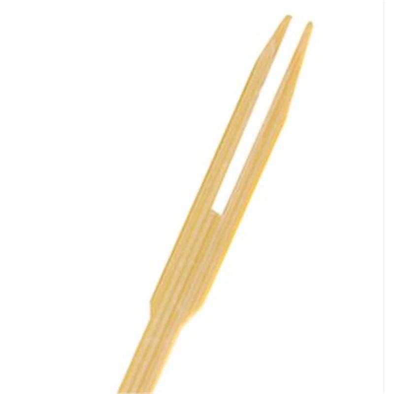 Простой 80 шт. в упаковке деревянные палочки для еды буфет фрукт кекса вилка