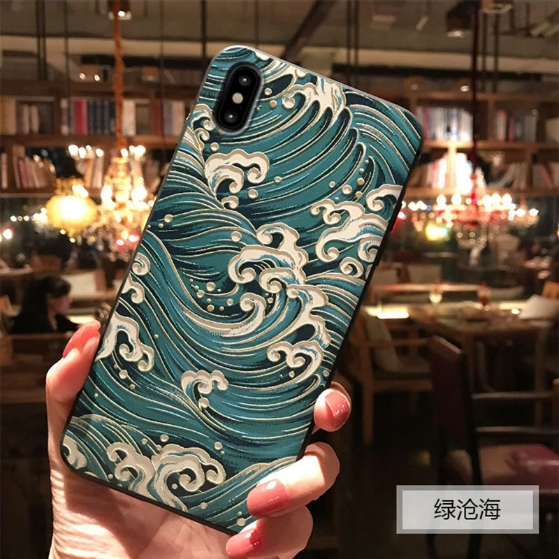 Чехол-накладка для iPhone XR XS Max 6 S 7 8 Plus 10 Lotus Orchid Literary Woman Capa телефона | Мобильные
