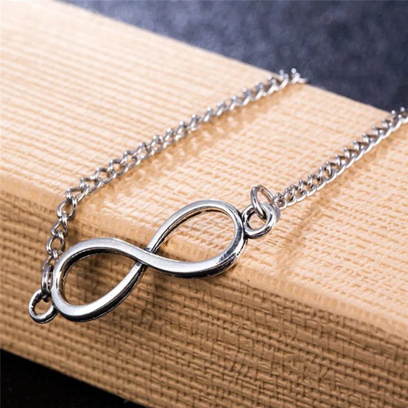 Новинка 2017 бижутерия модный винтажный браслет Infinity 8 для женщин браслеты