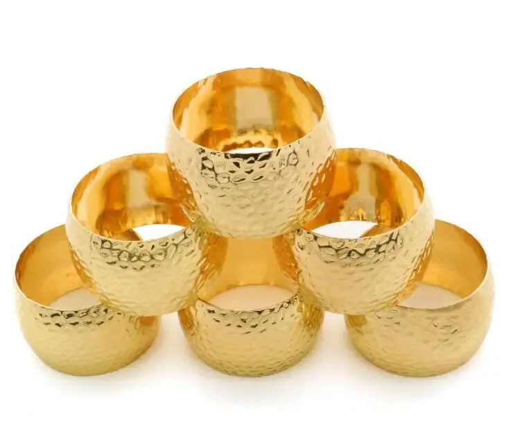 Горячая Распродажа салфетки с пряжкой принадлежности для отелей кольца салфеток