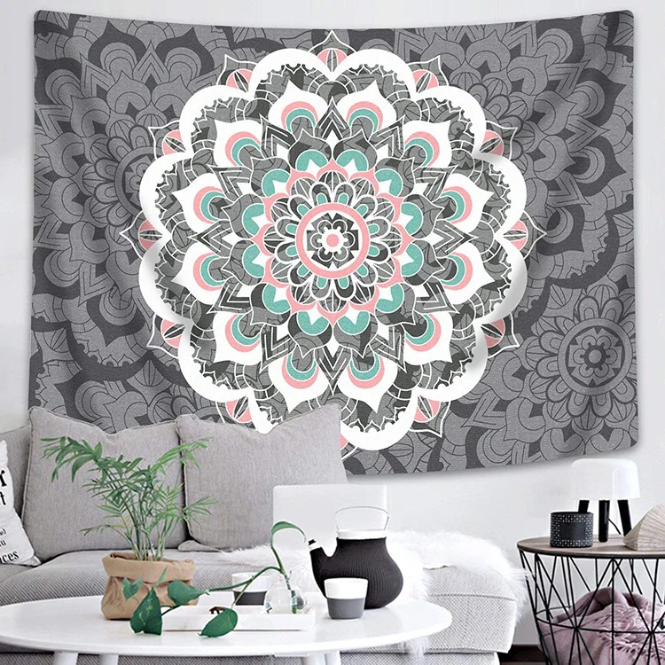 

Wall Hanging Tapestries Indian Mandala Tapestry Tai Chi Hippie Bohemian Decorative Wall Carpet Yoga Mats