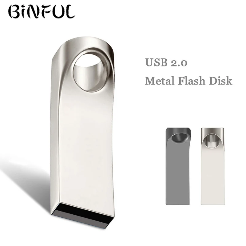 Мини Флешка 16 ГБ 32 64 Usb флеш накопитель 8 4 USB2.0 карта памяти новейший металлический