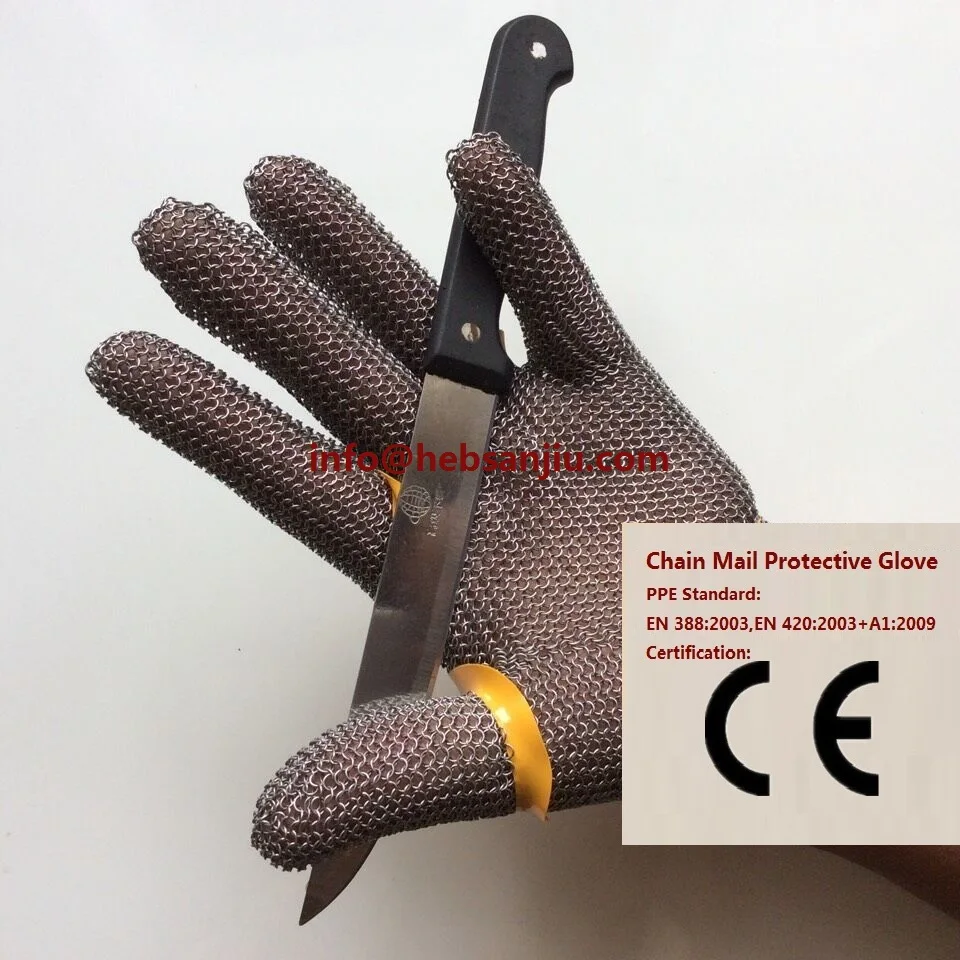 Технике безопасности рук защитные перчатки металлических сеток сиз