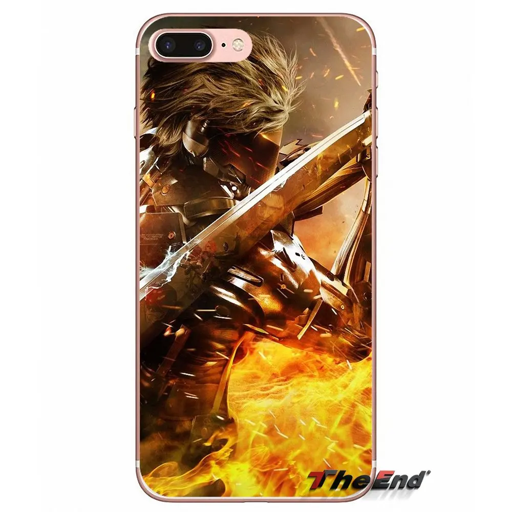 Силиконовый чехол для Samsung Galaxy S3 S4 S5 MINI S6 S7 edge S8 Plus Note 2 3 4 5 Grand Core Prime Metal Gear Rising MGS