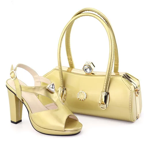 Gryan Shoes and Bag African Shoe Set Italian Matching Summer Style set EDN1-9 | Обувь