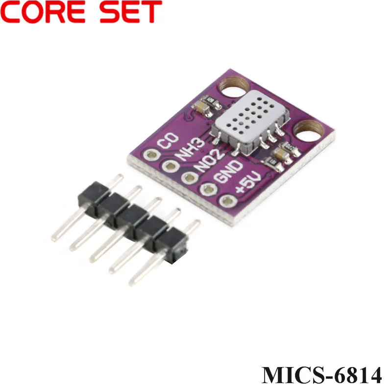 MICS-6814 качество воздуха CO NO2 NH3 Модуль датчика кислорода азота для Arduino |
